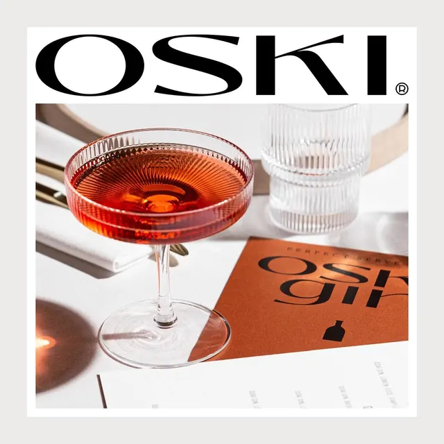 OSKI Brand Identity and Product Mockup, minimal, luxury, warm