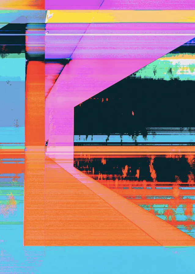Abstract Geometric Layering, geometric, abstract, vibrant