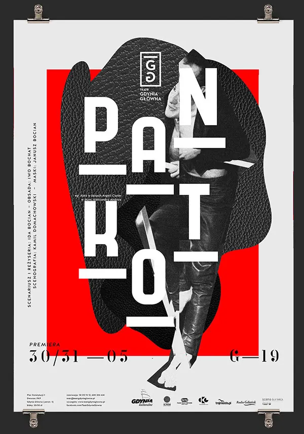 Patriotism Collage Poster, brutalist, neo-brutalist, high-contrast