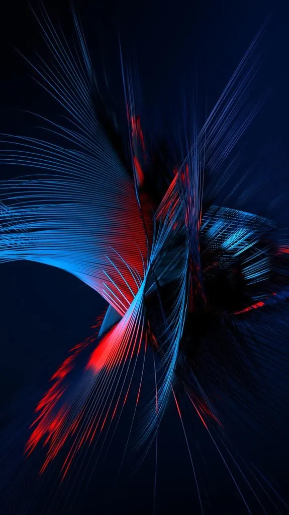 Abstract Fiber Light Trails, abstract, gradient-heavy, dark
