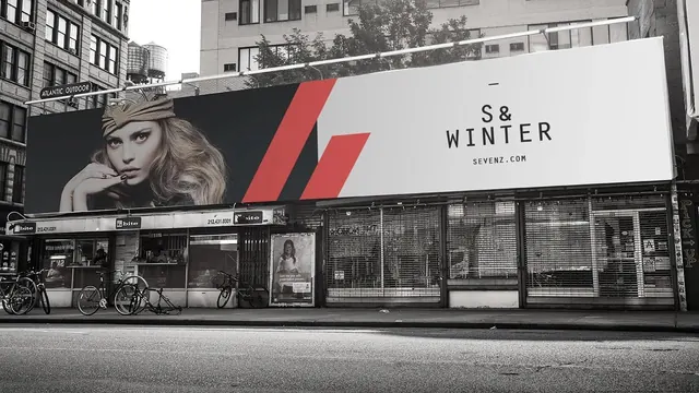 S&Winter Retail Storefront Branding, minimal, luxury, high-contrast