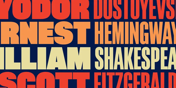 Author Name Grid Typography, brutalist, boxed, high-contrast