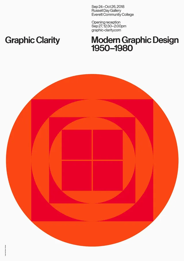 Modern Graphic Design 1950-1980 Reference, swiss, minimal, vibrant