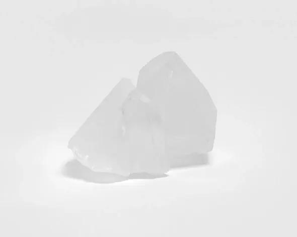 Translucent Crystal Form, minimal, monochrome, monochrome