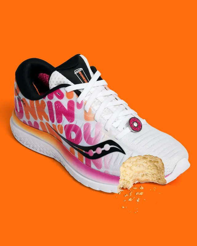 Nike 'Pink Love' Sneaker Mockup, playful, photographic, vibrant