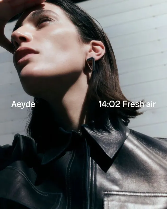 Editorial Portrait with Typography Overlay, editorial, minimal, dark