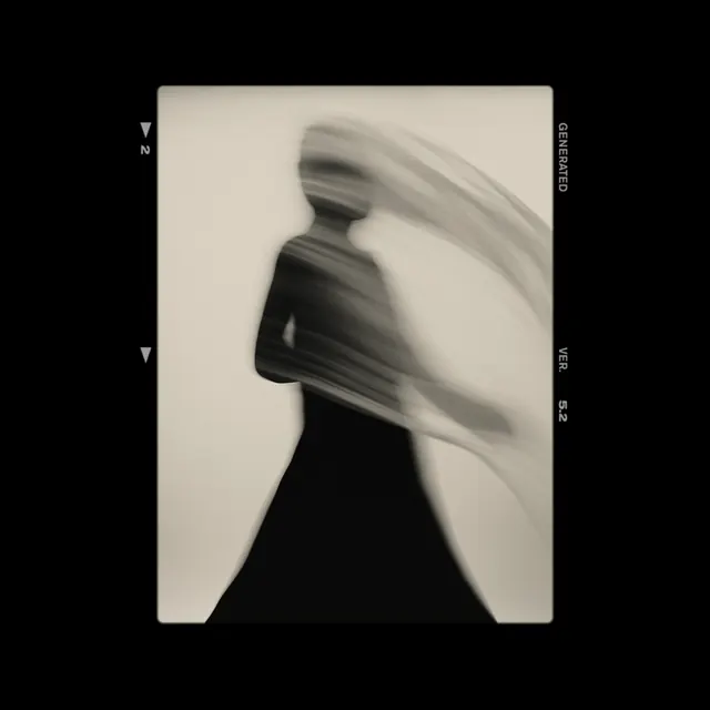 Motion Blur Portrait Design, minimal, monochrome, monochrome