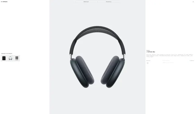 Over-Ear Headphones Mockup, minimal, corporate-clean, monochrome