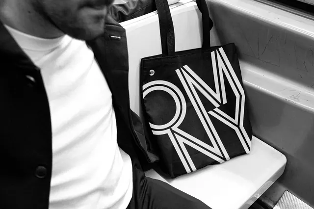 Monogram Tote Bag Mockup, minimal, monochrome, monochrome