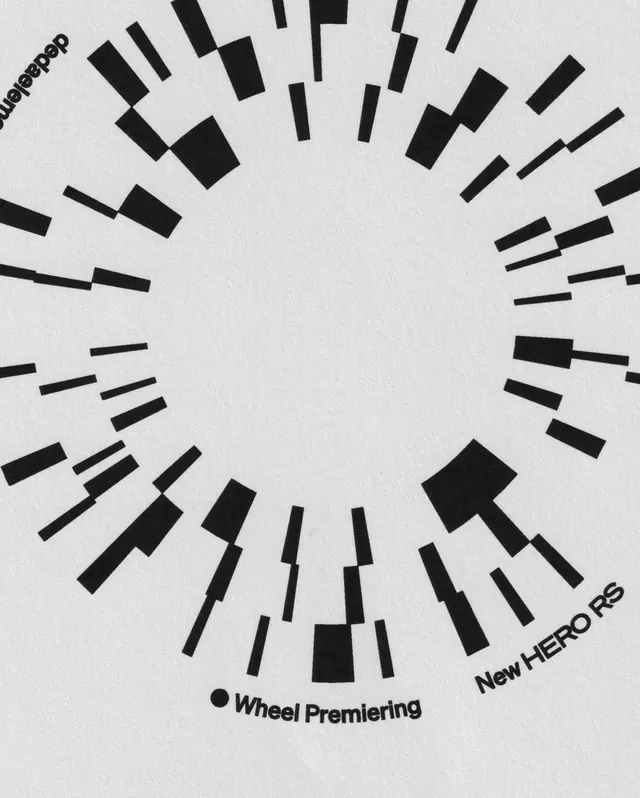Wheel Premiering Circular Data Visualization, minimal, swiss, monochrome