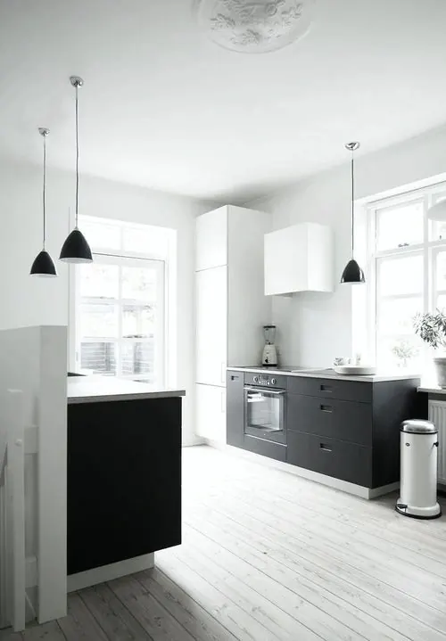 Modern Minimalist Kitchen Interior, minimal, corporate-clean, light