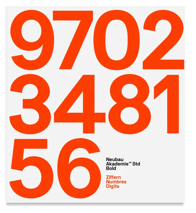 Oversized Numeric Typography Design, minimal, brutalist, high-contrast
