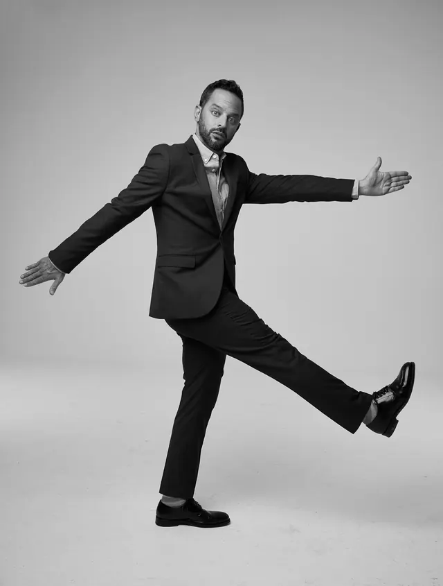 Man in Suit Standing Pose, minimal, photographic, monochrome