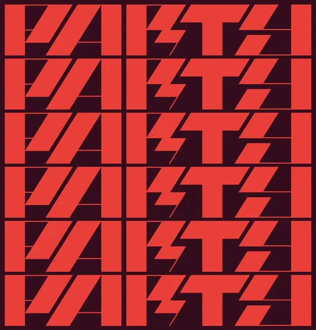 Geometric Typographic Pattern, minimal, swiss, high-contrast
