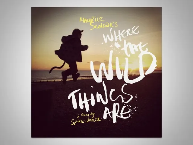 Where the Wild Things Are Typography Poster, illustrated, organic, dark