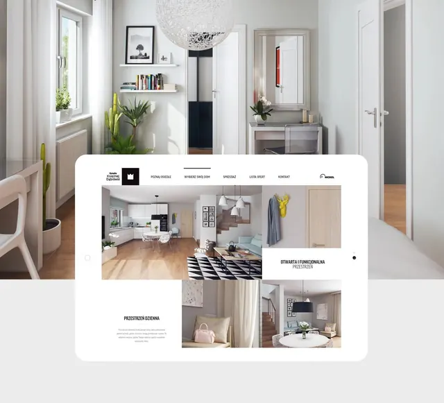 Interior Design Mockup with UI Overlay, minimal, photographic, light