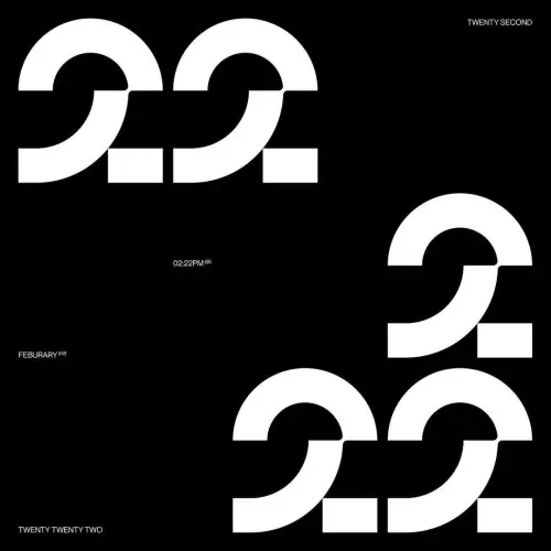 Geometric Typography Layout, minimal, swiss, high-contrast