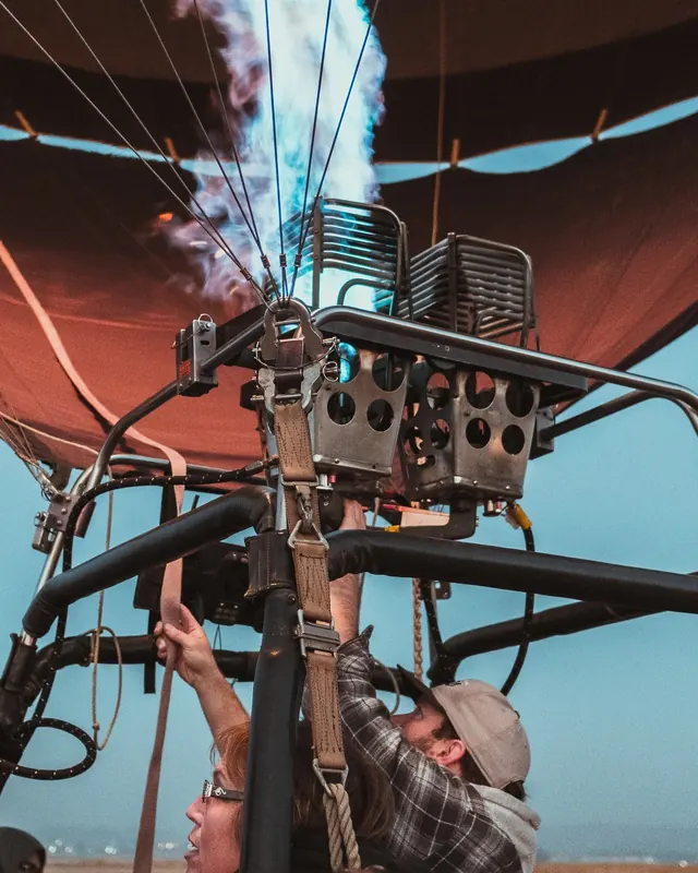 Hot Air Balloon Control Mechanism, photographic, technical, warm
