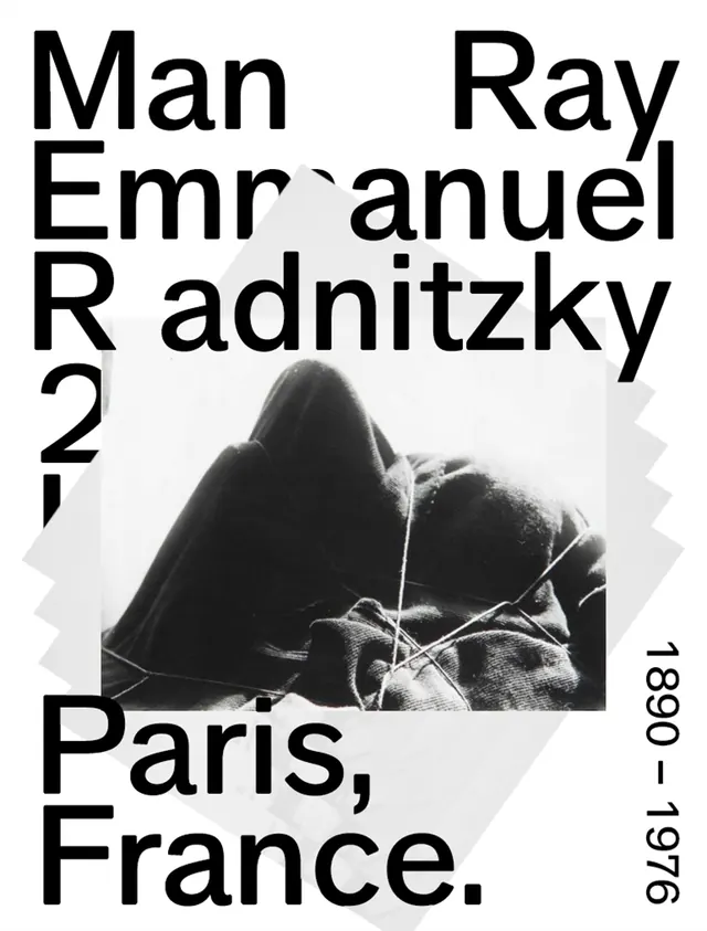 Emmanuel Radnitzky Poster Design, brutalist, monochrome, monochrome