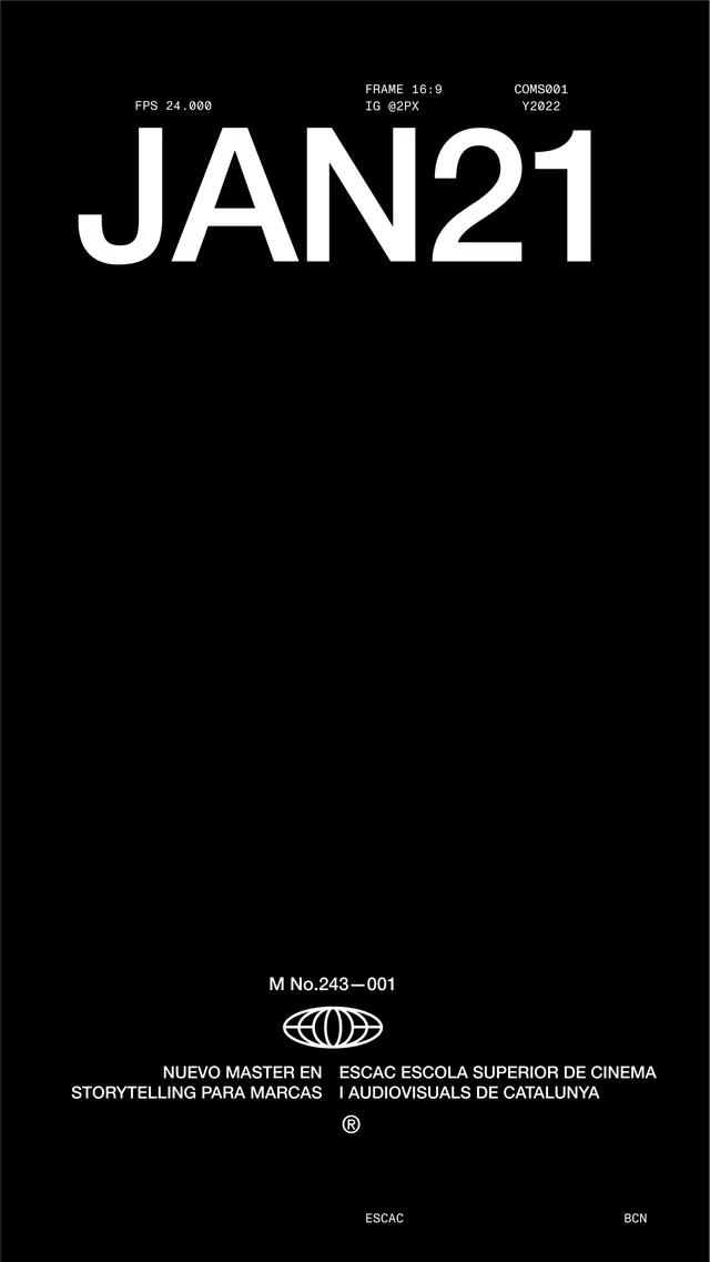 Minimalist Date and Quote Poster, minimal, swiss, dark