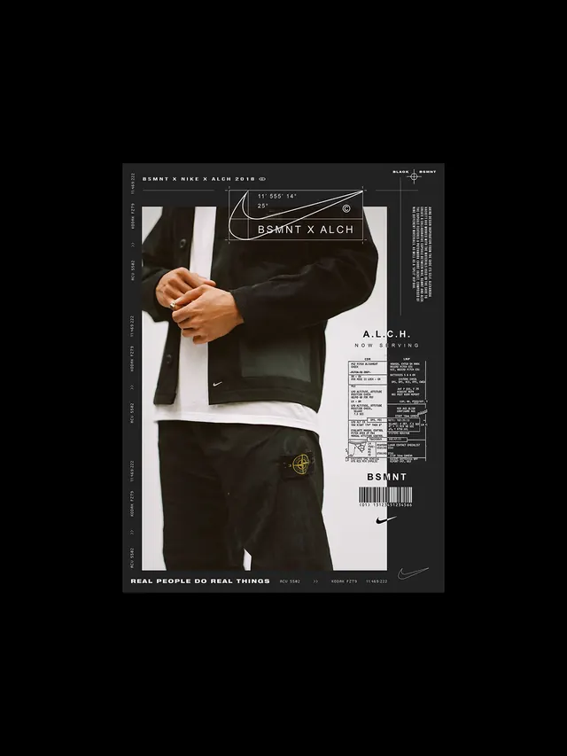 Editorial Layout with Photography and Typography, minimal, swiss, monochrome
