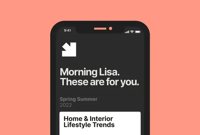 Morning Lisa UI Mockup, minimal, swiss, monochrome
