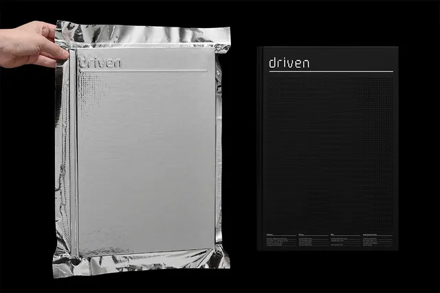 Driven Branding Mockup, minimal, corporate-clean, dark