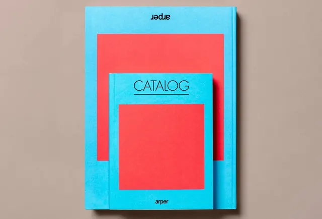 Catalog Cover Design, minimal, swiss, vibrant