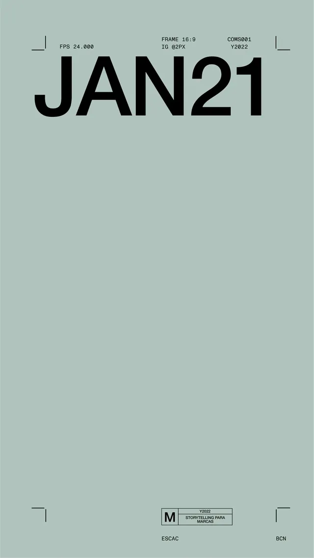 JAN 21 Typography Poster, minimal, swiss, muted