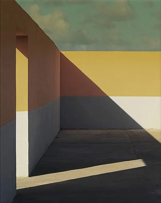 Abstract Geometric Architecture, minimal, geometric, muted
