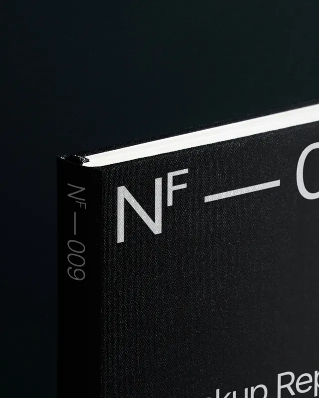 Minimalist Typography Mockup, minimal, swiss, dark