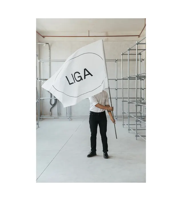 LLGA Branding Mockup, minimal, corporate-clean, light