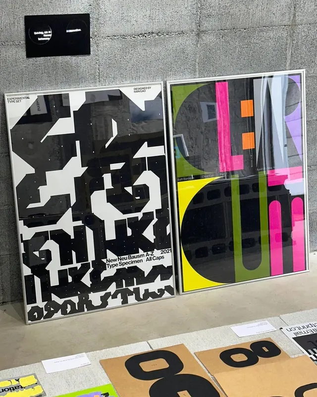 Brutalist Typography and Geometric Collage, brutalist, neo-brutalist, high-contrast