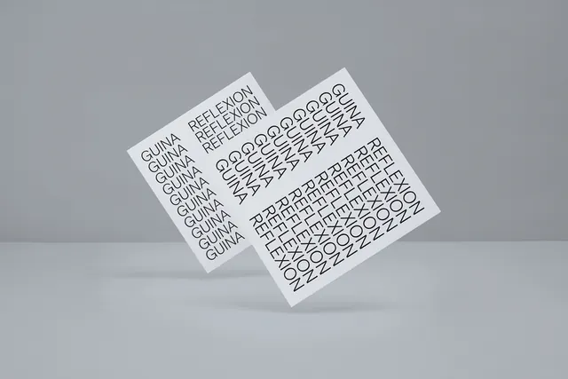 Typography Layout Mockup, minimal, swiss, monochrome