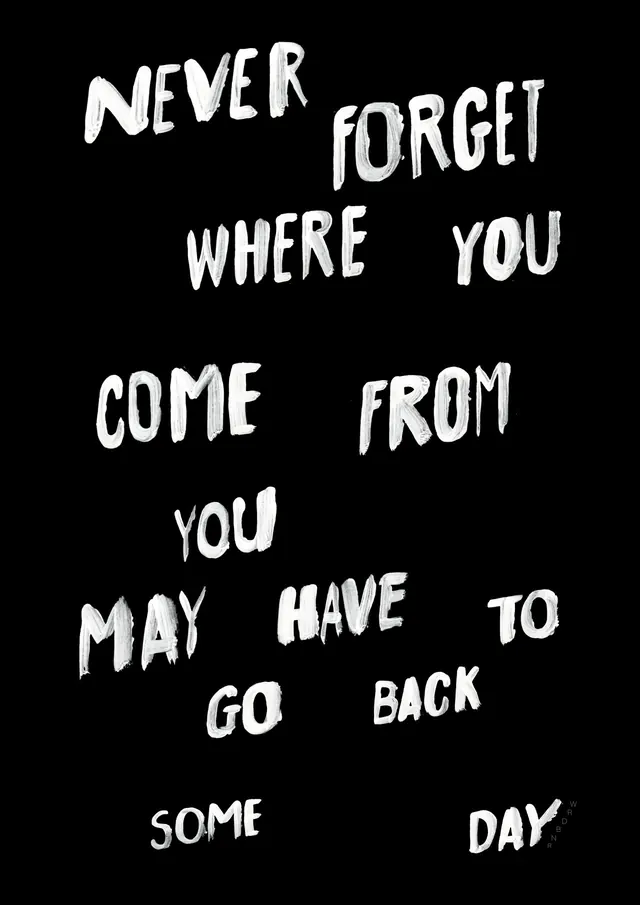 Typography Collage Design, brutalist, monochrome, high-contrast
