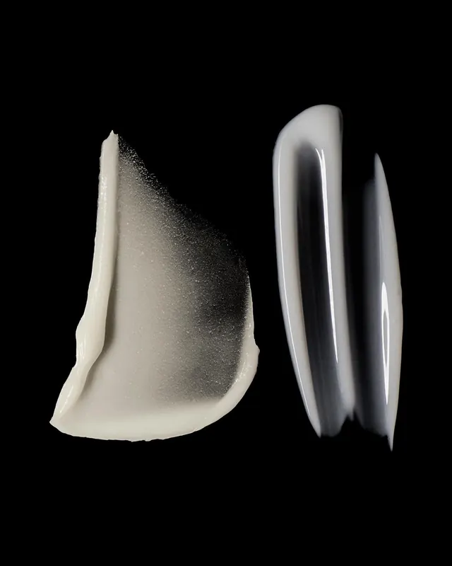 Creamy Texture Swatches, minimal, luxury, high-contrast