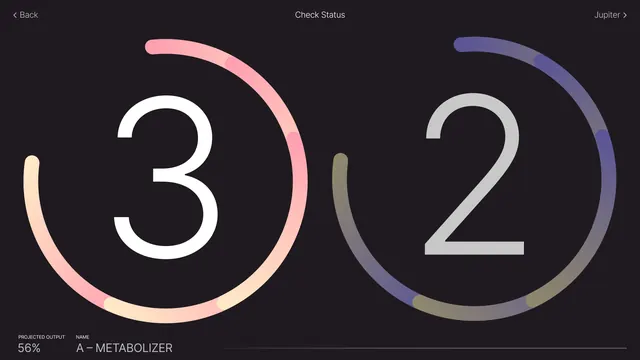Check Status UI Component, minimal, dark-mode, dark