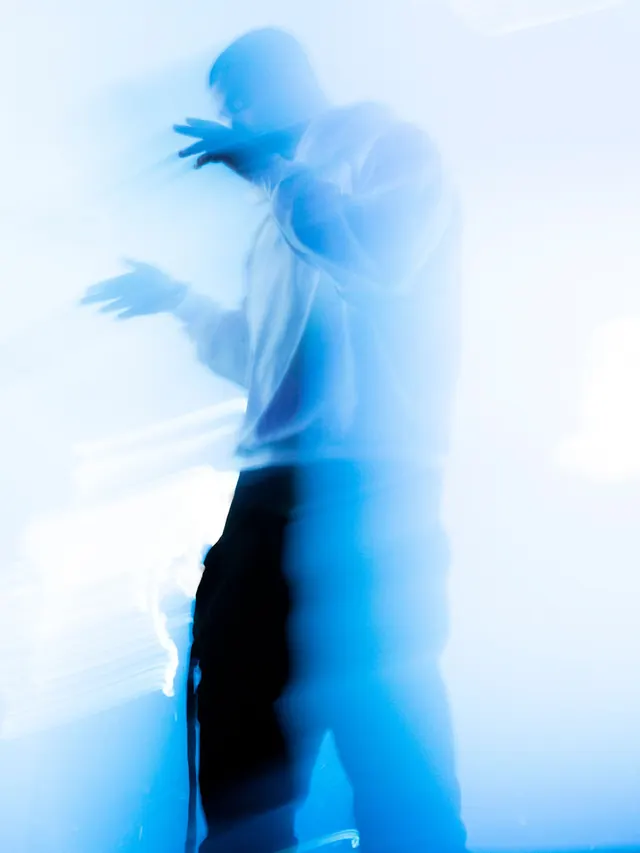 Motion Blur Human Figure, abstract, photographic, cool