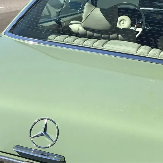 Mercedes-Benz Luxury Car Interior and Exterior Detail, luxury, photographic, light