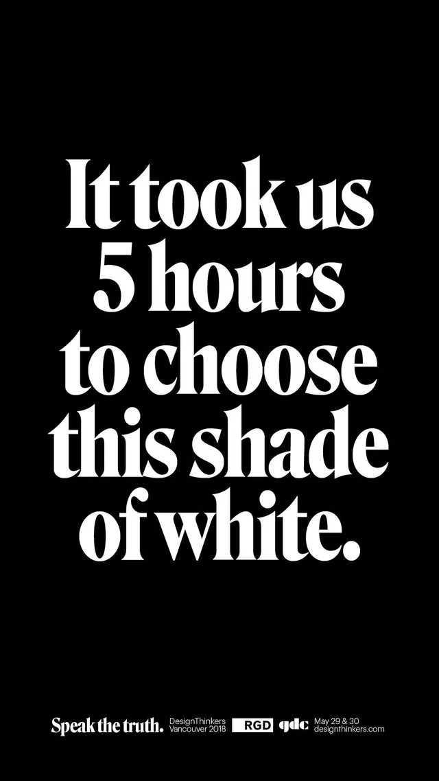 Minimalist Typography Poster, minimal, swiss, dark