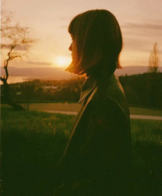 Sunset Portrait, photographic, organic, warm