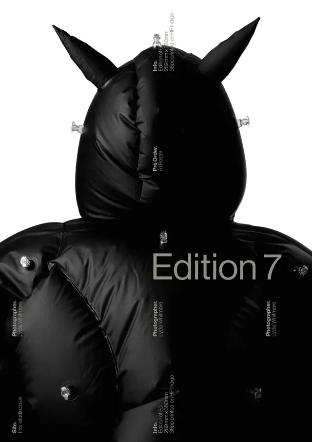 Edition 7 - Puffer Character Design, minimal, monochrome, monochrome