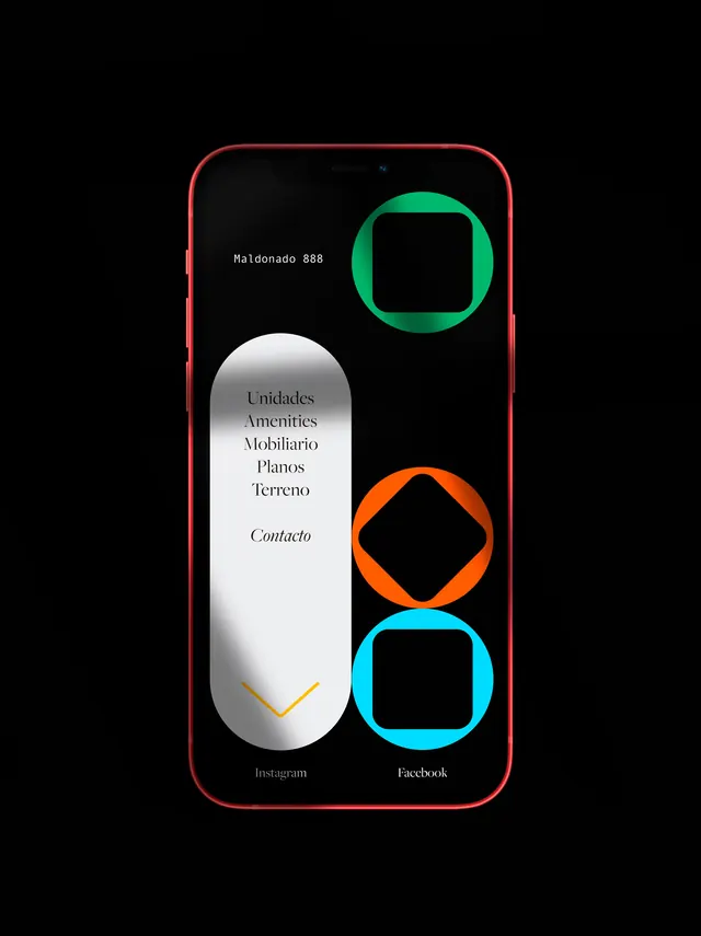 Abstract Geometric UI Design, minimal, dark-mode, dark