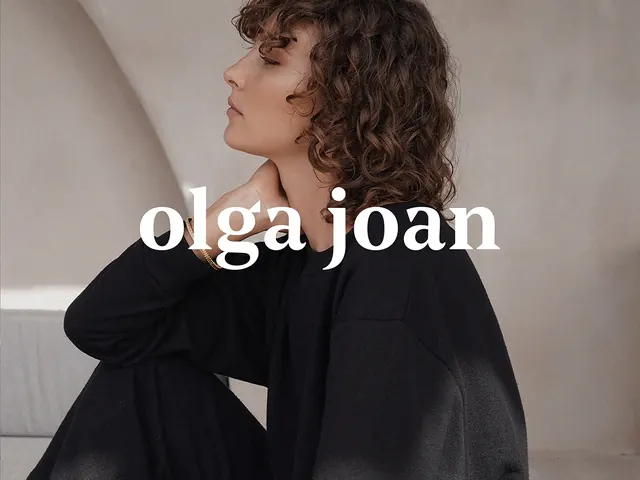 Olga Joan Wordmark Overlay, editorial, luxury, muted