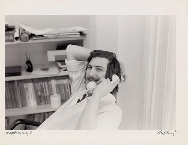 Portrait of a Man in a Library, minimal, monochrome, monochrome