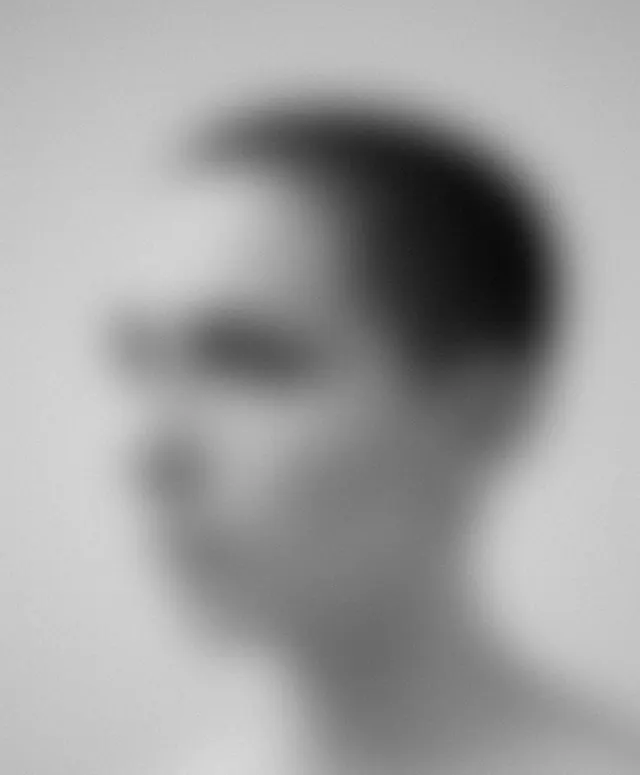 Blurred Portrait Study, minimal, monochrome, monochrome