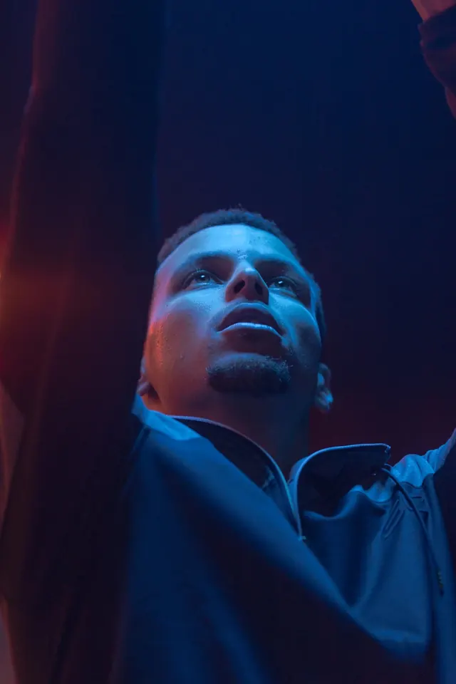 Cinematic Portrait of a Man, photographic, dark-mode, dark