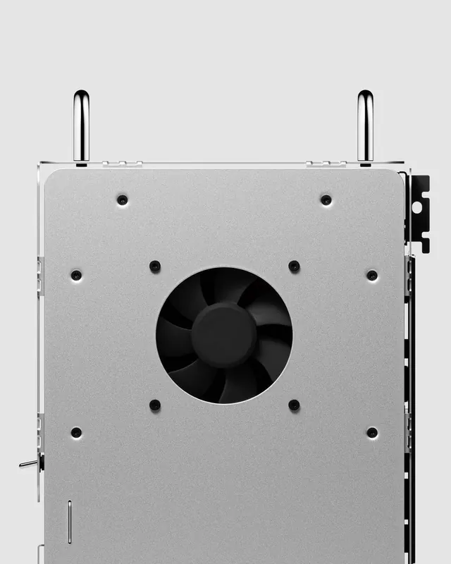 Hardware Component Mockup, minimal, technical, monochrome