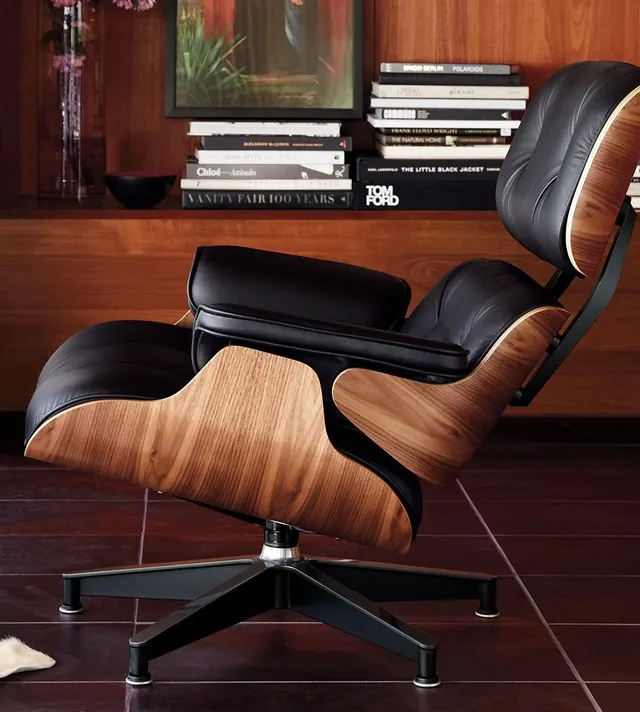 Modern Lounge Chair Mockup, luxury, minimal, dark