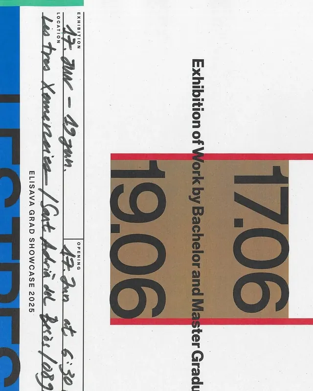 Exhibition Poster Design, swiss, minimal, high-contrast